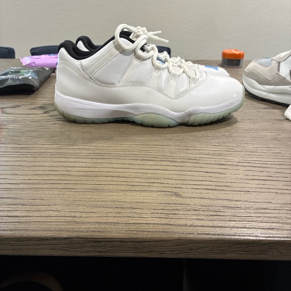 Jordan Low-Top Sneakers in White and Black